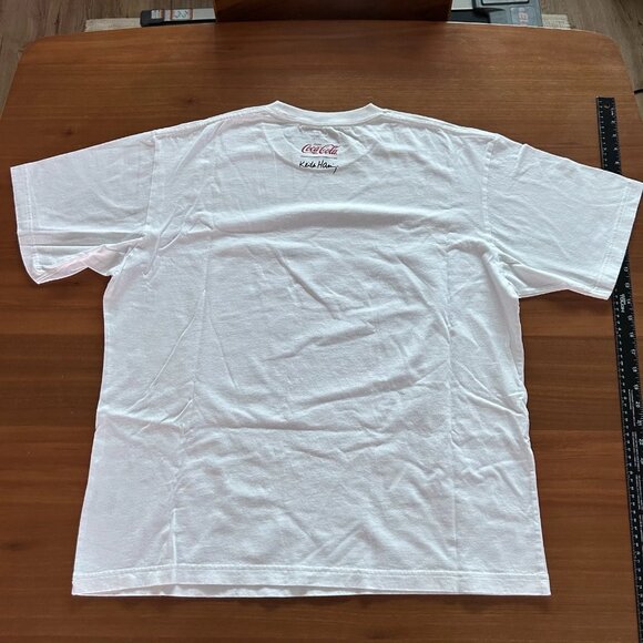UNIQLO Keith Haring × coca cola coke UT/relaxed White T-shirt- Size Mens XL - Picture 2 of 7